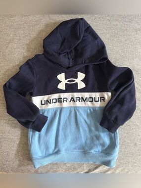 Under Armour Navy & Light Blue Hoodie - 4